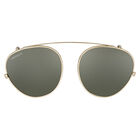 CLIP ON DANIEL, Shiny Light Gold-Mineral Polarized 555nm Cat 3 to 3, hi-res image number null
